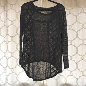 See through simple sweater, grey and medium sized.